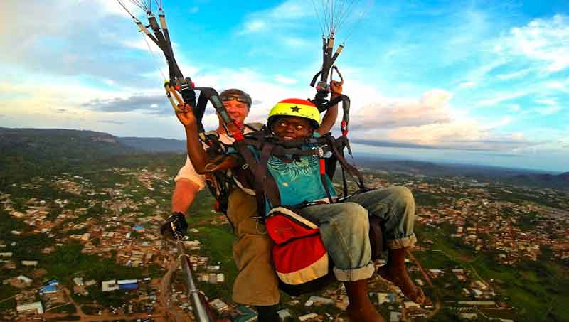Kwahu Ridge Have fun at the Kwahu Paragliding site this Easter holidays - Green ...